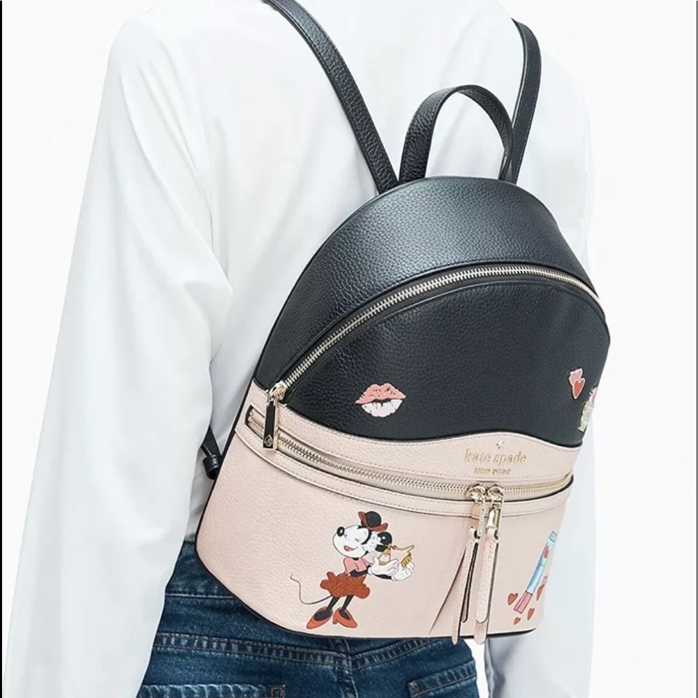 Kate spade Disney Minnie Mouse backpack NWT beige